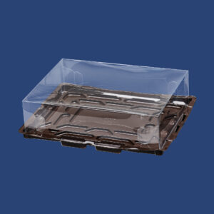 FOLDING RECTANGULAR CAKE CONTAINER 9032/3290