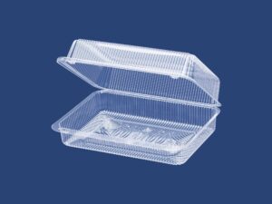 Universal clamshell containers without compartments