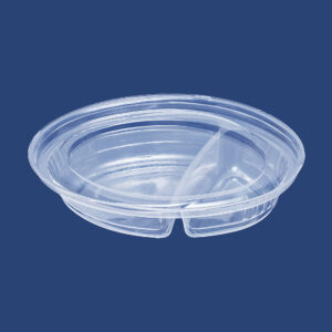OVAL CONTAINER WITH TWO SECTIONS 5100/5101