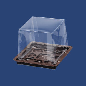 TWO-PIECE CONTAINER FOR ONE PASTRY 9242/9240
