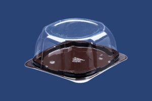 Panoramic cake containers